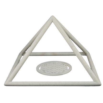 Altın Oran Piramit Mermer Beyaz